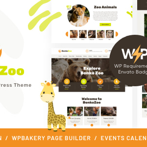 Bonko | Safari & Zoo, Pet Shop WordPress Theme